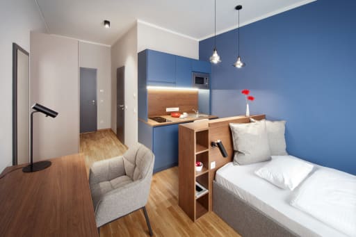 Miete 1 Zimmer Wohnung Ulm | Ganze Wohnung | Ulm | Cosy Apartments - Modernes 1 Zimmer Apartment mit Küche | Hominext