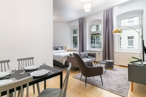 Rent 1 room apartment Berlin | Entire place | Berlin | Wohnen in Berlin Mitte – Novalisstraße – ruhige und vollausgestattete Design Wohnung! | Hominext