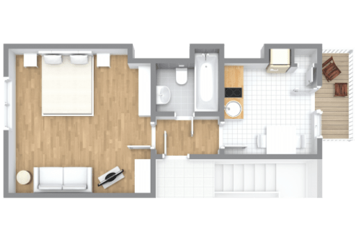 Rent 1 room apartment Köln | Entire place | Köln | Helles Apartment in Ehrenfeld | Hominext