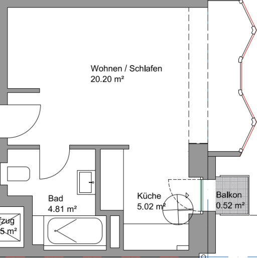 Rent 1 room apartment Köln | Entire place | Köln | Kleines Designer-Studio im Belgischen Viertel | Hominext