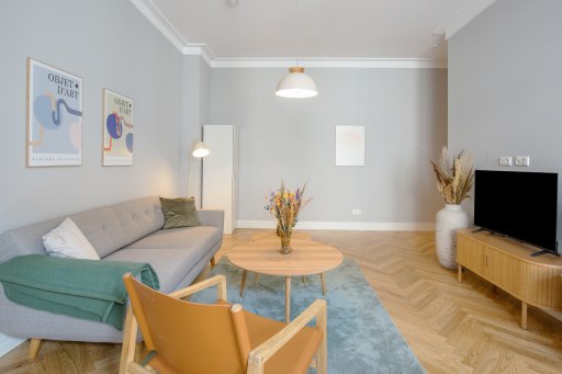 Miete 1 Zimmer Wohnung Berlin | Ganze Wohnung | Berlin | Fully furnished, stylish 2-room apartment (incl. cleaning service, internet, registration etc.) | Hominext