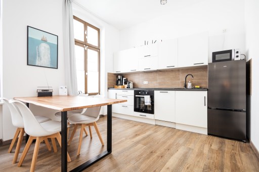 Miete 1 Zimmer Wohnung Halle (Saale) | Ganze Wohnung | Halle (Saale) | Apartment am neuen Theater | Suite 1 | Altstadt | Küche | 55qm | 4 P | | Hominext