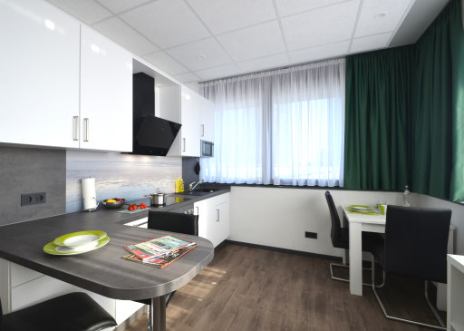 Miete 1 Zimmer Wohnung Offenbach am Main | Ganze Wohnung | Offenbach am Main | Penthouse-Studio mit Ausblick | Hominext