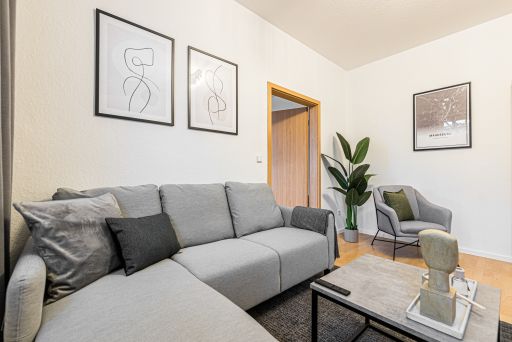 Miete 2 Zimmer Wohnung Magdeburg | Ganze Wohnung | Magdeburg | Modernes Apartment mit 2 großen Schlafzimmern und separatem Wohnzimmer | Hominext