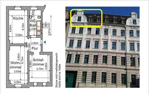 Miete 1 Zimmer Wohnung Görlitz | Ganze Wohnung | Görlitz | Alte Feuerwache Görlitz, über den Dächern | Hominext