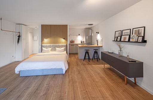 Miete 1 Zimmer Wohnung Dresden | Ganze Wohnung | Dresden | Studio Apartment, modern, hochwertig, mit Balkon, Parkplatz zentral und ruhig in Dresden