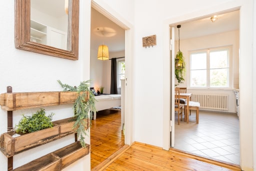 Miete 1 Zimmer Wohnung Berlin | Ganze Wohnung | Berlin | Helles und frisch möbliertes Apartment mit Balkon in Zehlendorf | Hominext