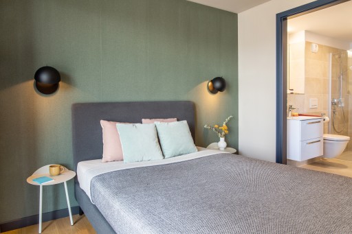 Miete 1 Zimmer Wohnung Böblingen | Ganze Wohnung | Böblingen | Modernes Studio mit Balkon, Motorworld Stuttgart | Hominext