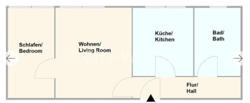 Rent 1 room apartment Hamburg | Entire place | Hamburg | Frisch renovierte und zentrale Wohnung Hamburg- U2/4 Burgstr | Hominext