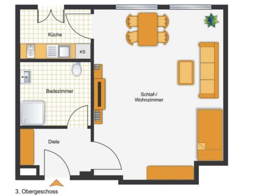 Rent 1 room apartment Aachen | Entire place | Aachen | Gemütliches 31qm Apartment mit eigener Waschmaschine, Balkon und Zugang zum Stadtzentrum in Aachen | Hominext