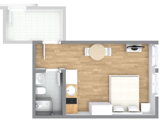 Rent 1 room apartment Köln | Entire place | Köln | Zentrales 1-Zimmer Apartment | Hominext