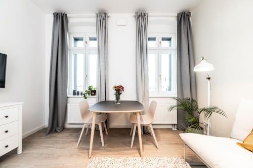 Miete 1 Zimmer Wohnung Berlin | Ganze Wohnung | Berlin | NEU - Helles zwei-Zimmer-Apartment mit Balkon im brandneuen Gebäude in Friedrichshain | Hominext