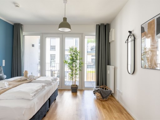 Rent 1 room apartment Trier | Entire place | Trier | Trier Nikolaus-Leis-Straße - Suite mit 1 Schlafzimmer & Balkon | Hominext