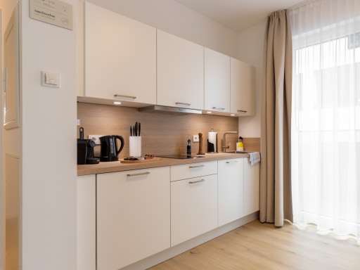 Miete 1 Zimmer Wohnung Gütersloh | Ganze Wohnung | Gütersloh | Gütersloh Eickhoffstraße - Suite L mit Schlafsofa & Balkon | Hominext