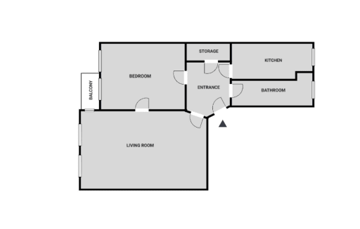 Rent 1 room apartment Berlin | Entire place | Berlin | Tolle 2-Zimmer Wohnung in bester Lage in Berlin umgeben von vielen Ausgehmöglichkeiten | Hominext