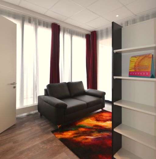 Miete 1 Zimmer Wohnung Frankfurt am Main | Ganze Wohnung | Frankfurt am Main | 2-Zimmer Service Apartment, voll ausgestattet | Hominext