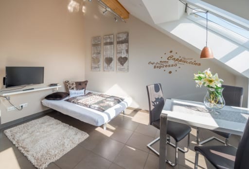 Miete 1 Zimmer Wohnung Bensheim | Ganze Wohnung | Bensheim | Moderne Premium-Wohnung "Suite - Cappuccino", 38 m² | Hominext