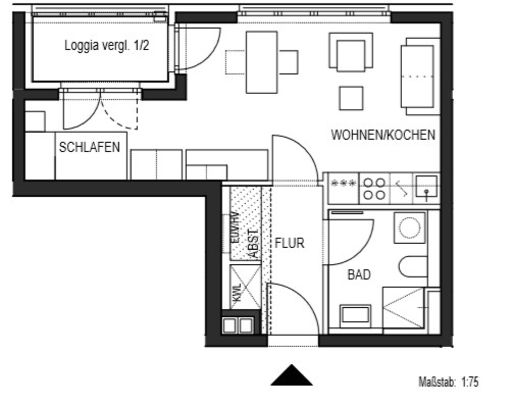 Rent 1 room apartment München | Entire place | München | Traumhafte Neubauwohnung mit Loggia im "The Grand" - Bogenhausen zur Vermietung | Hominext