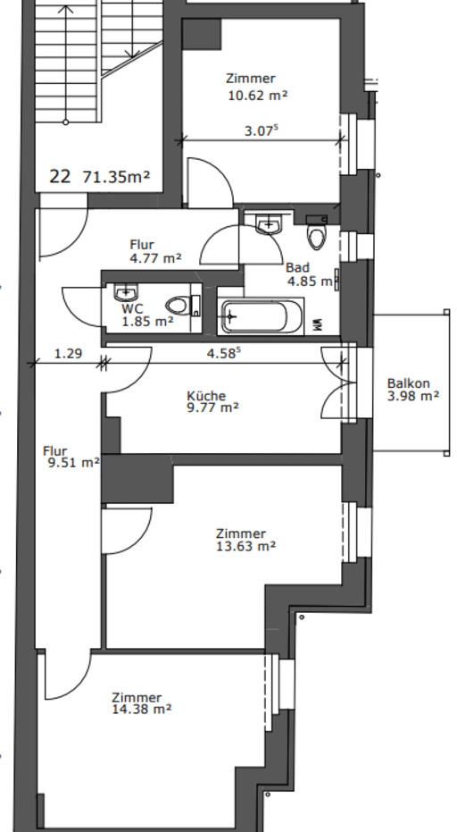 Rent 2 rooms apartment Berlin | Entire place | Berlin | Stylisch & Zentral | Hominext