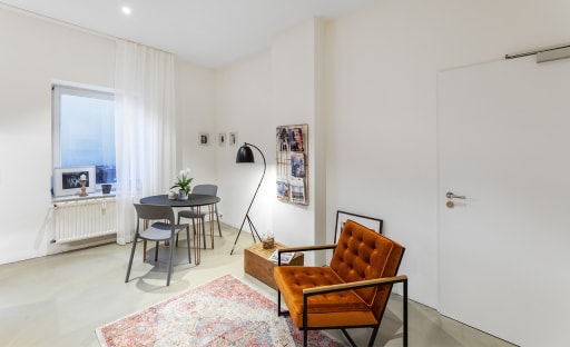 Miete 1 Zimmer Wohnung Düsseldorf | Ganze Wohnung | Düsseldorf | Hochwertiges neues Apartment im Jahrhunderthaus | Hominext