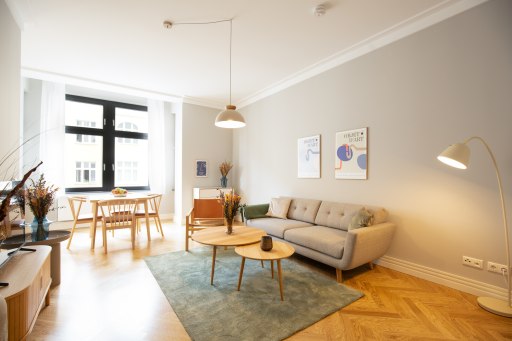 Miete 1 Zimmer Wohnung Berlin | Ganze Wohnung | Berlin | Fully furnished, stylish 2-room apartment (incl. cleaning service, internet, registration etc.) | Hominext