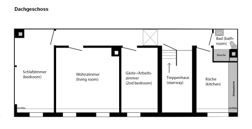 Rent 1 room apartment Heidelberg | Entire place | Heidelberg | Ruhiges und modernes Apartment in sonniger City-Lage mit idyllischem Blick | Hominext