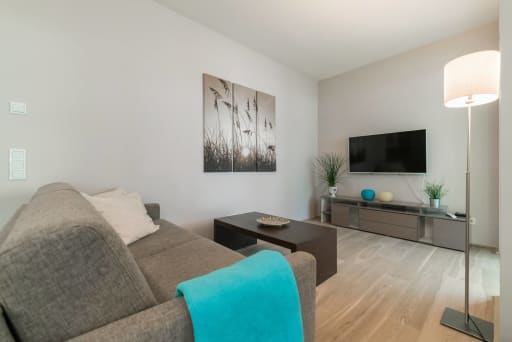 Miete 1 Zimmer Wohnung Düsseldorf | Ganze Wohnung | Düsseldorf | Premium Business Apartment mit Loggia | Hominext