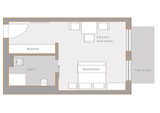 Miete 1 Zimmer Wohnung Braunschweig | Ganze Wohnung | Braunschweig | Komfortables Apartment | Hominext