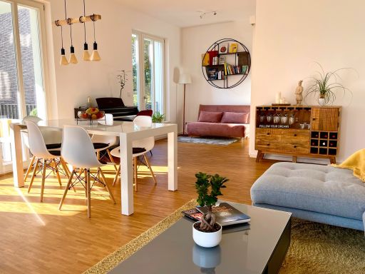 Rent 2 rooms apartment Berlin | Entire place | Berlin | The Berlin Retreat - Stilvolles Apartment mit Wasserblick - 109qm - 2 Schlafzimmer 2 Bäder - 20min zum Flughafen