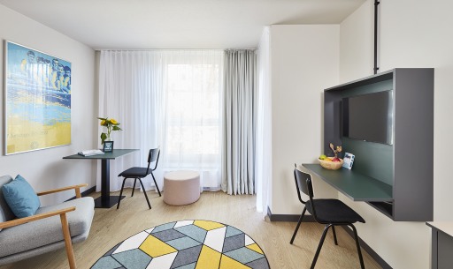 Miete 1 Zimmer Wohnung München | Ganze Wohnung | München | Deluxe Apartment mit Balkon am Olympiapark