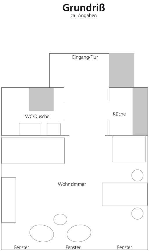 Rent 1 room apartment Köln | Entire place | Köln | TOP-zentral - 1,5 Zimmer, Neumarkt/Friesenstr. - neu renoviert | Hominext