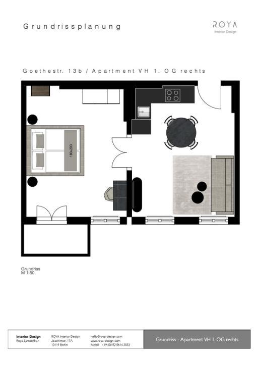 Miete 1 Zimmer Wohnung Berlin | Ganze Wohnung | Berlin | Wunderschönes Apartment in top Lage | Hominext