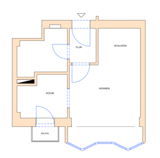 Miete 1 Zimmer Wohnung Köln | Ganze Wohnung | Köln | Kleines Designer-Studio im Belgischen Viertel | Hominext