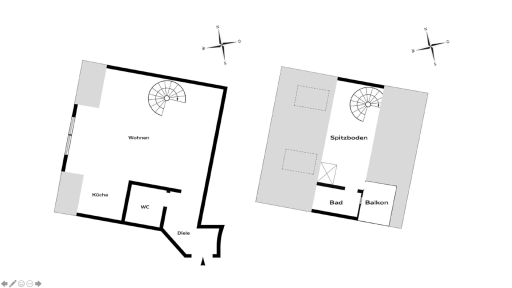 Rent 1 room apartment Düsseldorf | Entire place | Düsseldorf | Gemütlich über den Dächern der City | Hominext