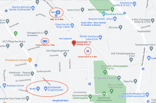 Rent 2 rooms apartment Erfurt | Entire place | Erfurt | Gemütlich & zentrales Apartment mit guter Anbindung | Hominext