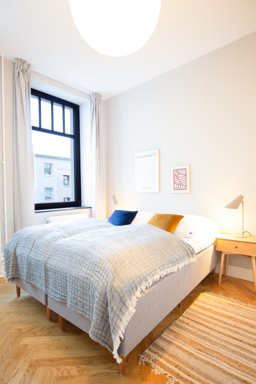 Miete 1 Zimmer Wohnung Berlin | Ganze Wohnung | Berlin | Fully furnished, stylish 2-room private apartment (incl. cleaning service, internet, registration etc.) | Hominext