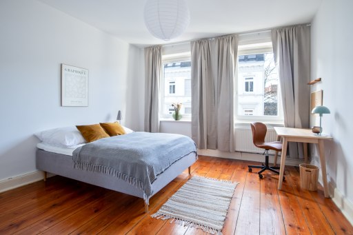 Miete 1 Zimmer Wohnung Hamburg | Studio | Hamburg | Fully furnished room in 2-room co-living apartment (incl. cleaning service, internet, registration etc.) | Hominext