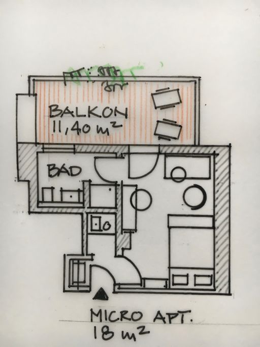 Miete 1 Zimmer Wohnung Oberursel (Taunus) | Ganze Wohnung | Oberursel (Taunus) | 1 Zi-Apt., voll möbliert und ausgestattet in Oberursel nach Frankfurt | Hominext