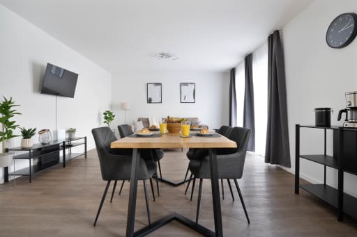 Miete 1 Zimmer Wohnung Lengerich | Ganze Wohnung | Lengerich | Gemütliche Doppelbett-Apartments in Lengerich | Hominext