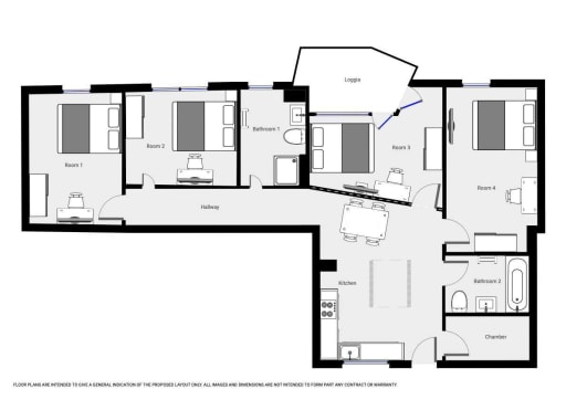 Miete 4 Zimmer Wohnung München | Studio | München | Modernes Zimmer mit Balkon in einem Coliving-Apartment in München | Hominext