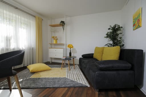 Rent 1 room apartment Butzbach | Entire place | Butzbach | Helle 3-Zimmerwohnung mit Garten und Terrasse | Hominext