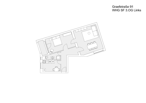 Miete 1 Zimmer Wohnung Berlin | Ganze Wohnung | Berlin | Kompaktes 2-Zimmer Apartment im Herzen von Kreuzberg. | Hominext