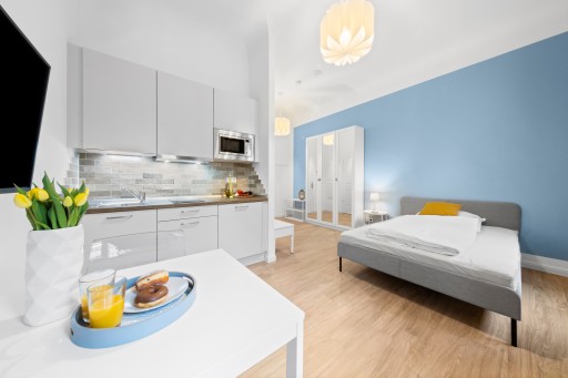 Miete 1 Zimmer Wohnung Berlin | Ganze Wohnung | Berlin | Schönes und voll möbliertes Studio Apartment in Berlin | Hominext