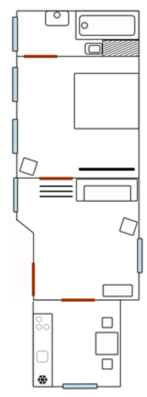 Rent 1 room apartment Berlin | Entire place | Berlin | 2 Raum Apartment in Berlin Mitte | Hominext