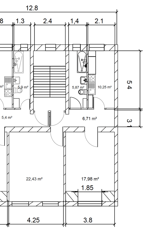 Rent 2 rooms apartment Fürstenwalde/Spree | Entire place | Fürstenwalde/Spree | Neu, hell, komplett ausgestattet, zentral und ruhig: Komfort Monteurwohnung | Hominext