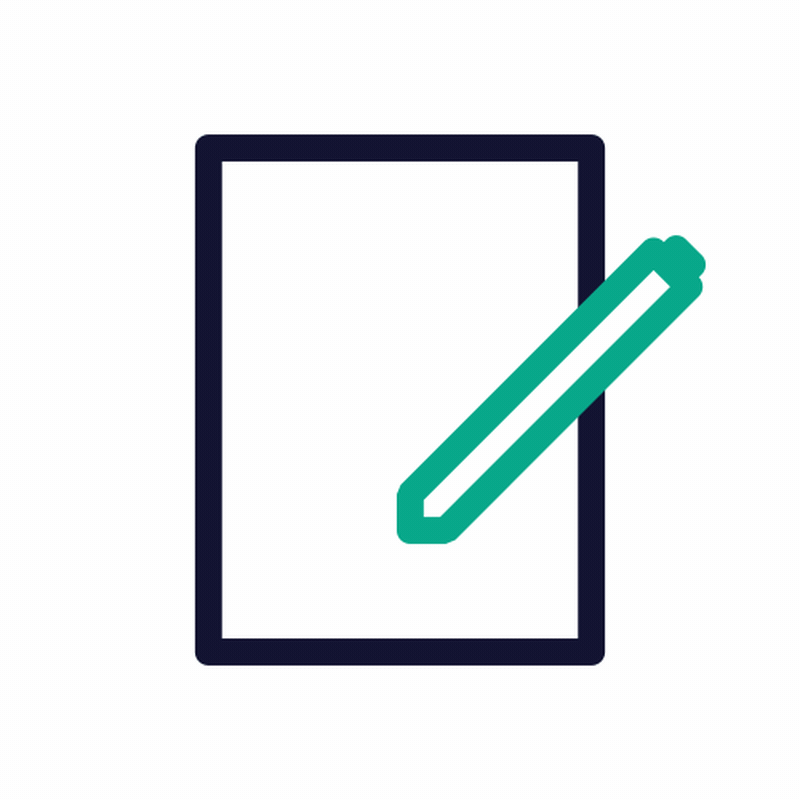 Animated email sending image