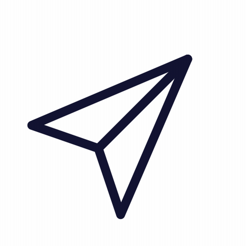 Animated email sending image
