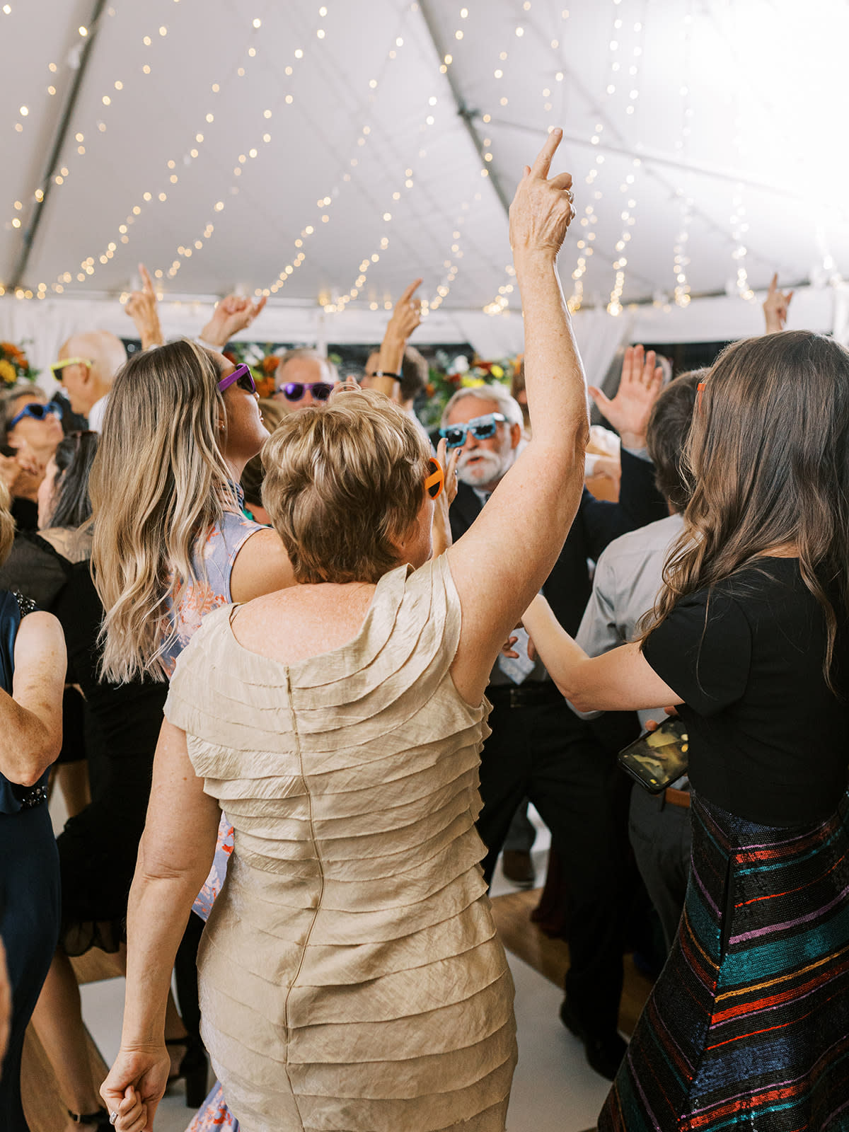 Live DJ at wedding reception