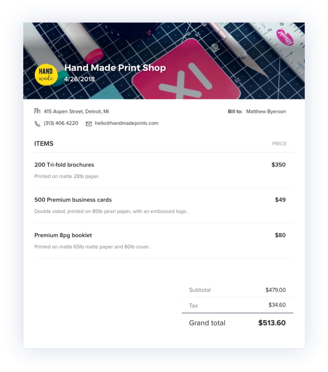 free invoice template invoice generator honeybook
