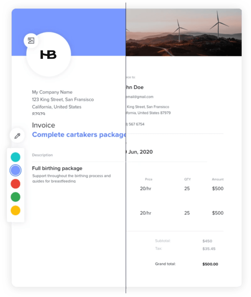 Customize a Free Invoice Template Browse by Industry HoneyBook